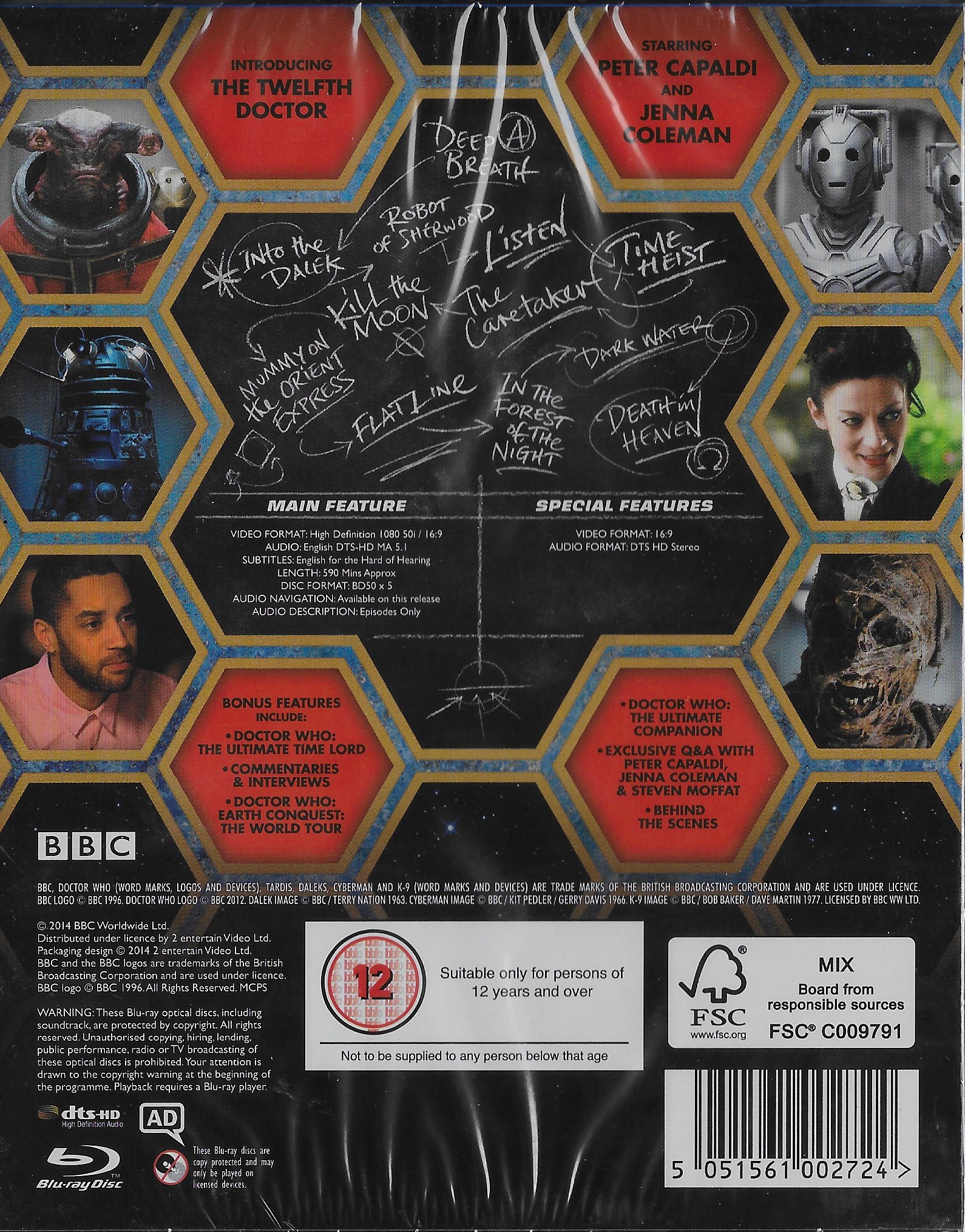 Picture of BBCBD 0272 Doctor Who - The complete series 8 by artist Various from the BBC records and Tapes library